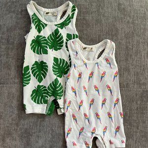 Monica + Andy Racerback Shortall 2 Pack: 3-6M